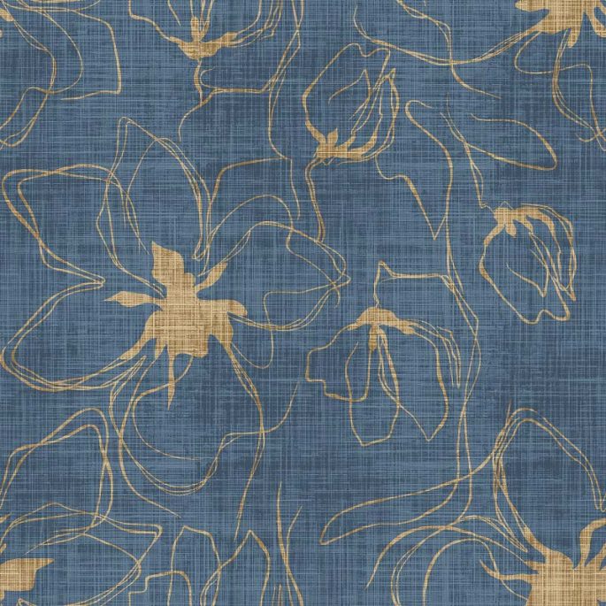 Cadrys Printed Hospitality Windswept Bloom WB-1384