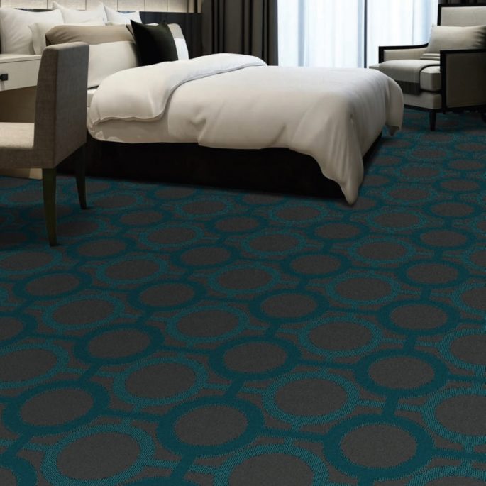 Cadrys Hospitality Geometric X9694 Ocean